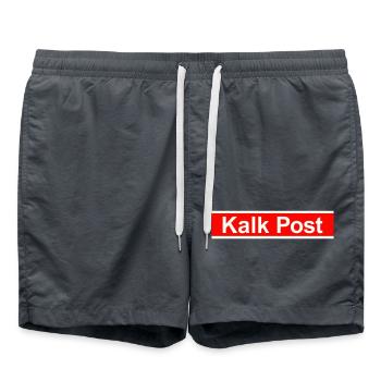 Lime Post - Swim Trunks - anthracite - Front - AI Model Male 185 light (185cm)