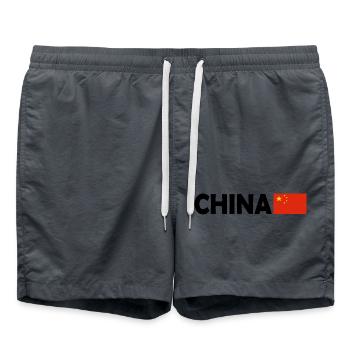 Chine - Short de bain - charbon - Devant - AI Model Male 185 light (185cm)