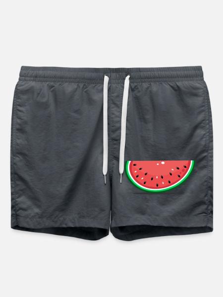 Watermelon Design Slice - Swim Trunks - anthracite