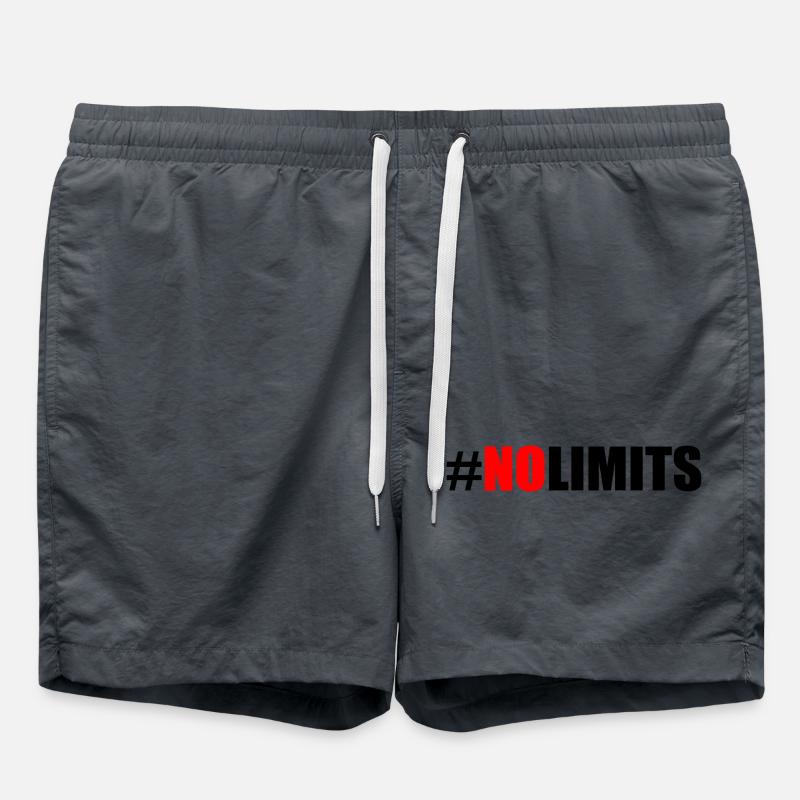 No limits - Badeshorts - Anthrazit