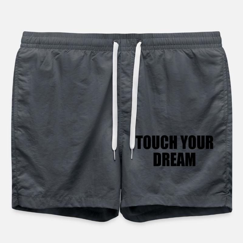 touch your dream - Swim Trunks - anthracite