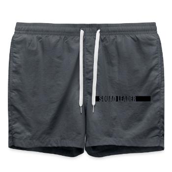Leader Squad Streifen Team - Badeshorts - Anthrazit - Vorne - AI Model Male 185 light (185cm)