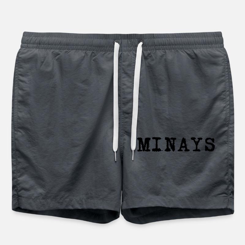 Logo Minays - Short de bain - charbon