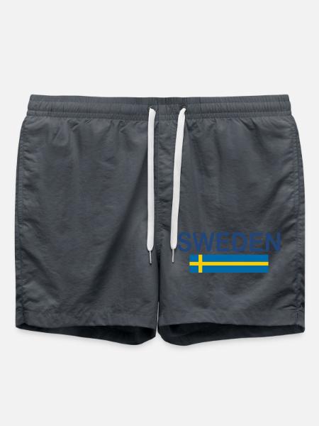 Sweden flag - Swim Trunks - anthracite