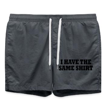 i have the same shirt - Badeshorts - Anthrazit - Vorne - AI Model Male 185 light (185cm)