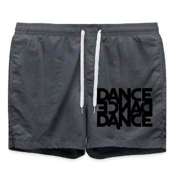 danse danse danse (en arrière) - Short de bain - charbon - Devant - AI Model Male 185 light (185cm)