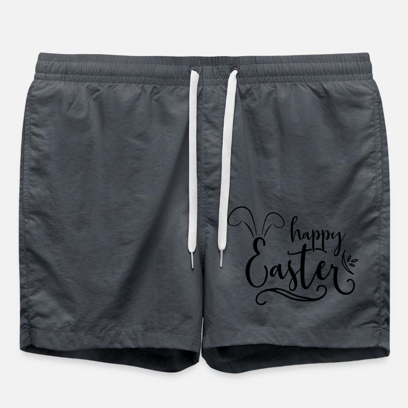 happy Easter - Swim Trunks - anthracite