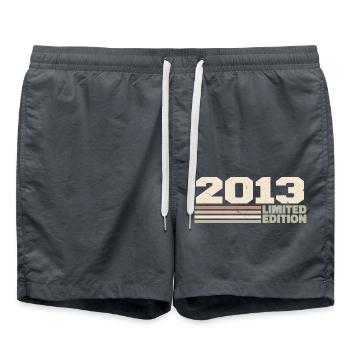 2013 Cadeau Anniversaire 2013 édition limitée 2013 - Short de bain - charbon - Devant - AI Model Male 185 light (185cm)