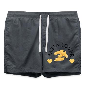Amateur de pâtes - Short de bain - charbon - Devant - AI Model Male 185 light (185cm)