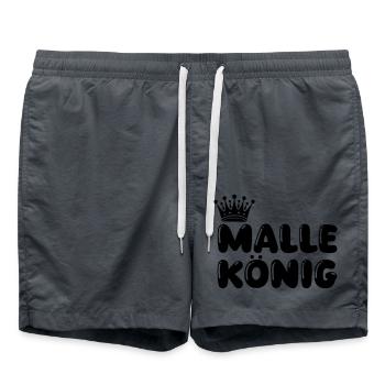 Malle König - Short de bain - charbon - Devant - AI Model Male 185 light (185cm)