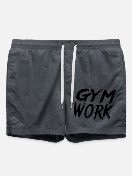 gym work - Swim Trunks - anthracite