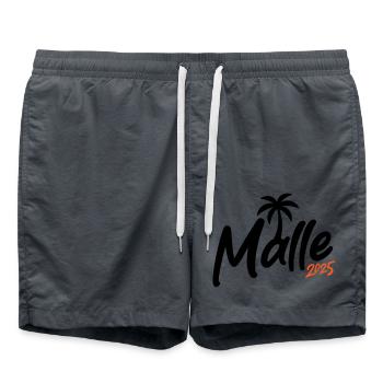 Palmier Malle 2025 - Short de bain - charbon - Devant - AI Model Male 185 light (185cm)