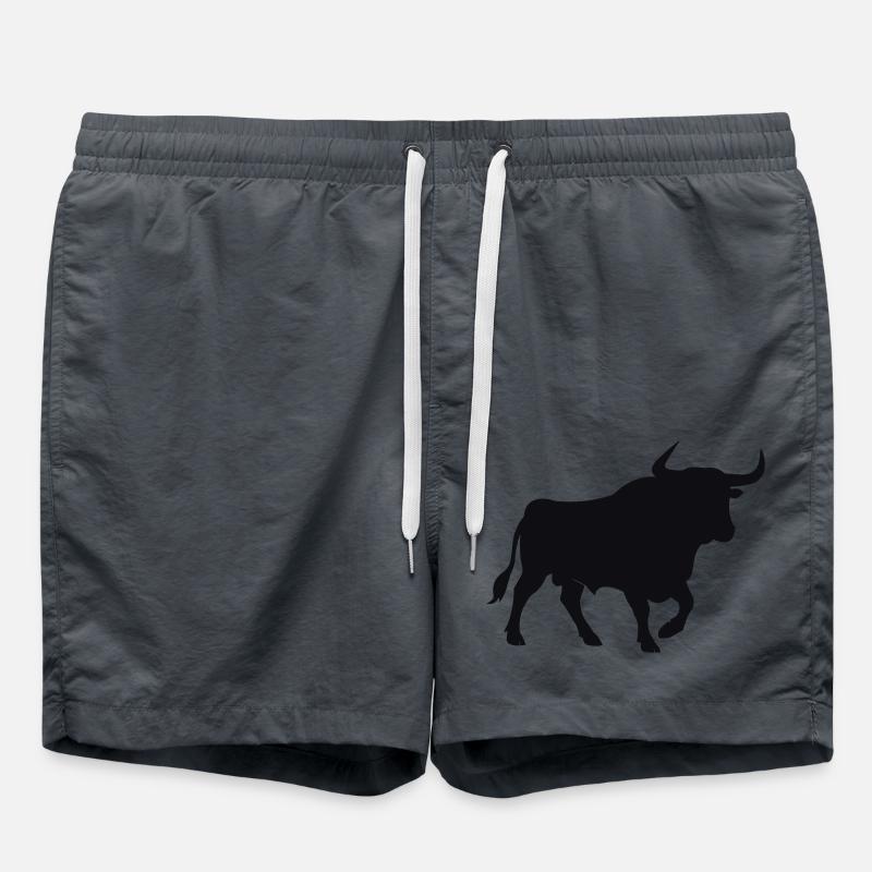 stier - Badeshorts - Anthrazit