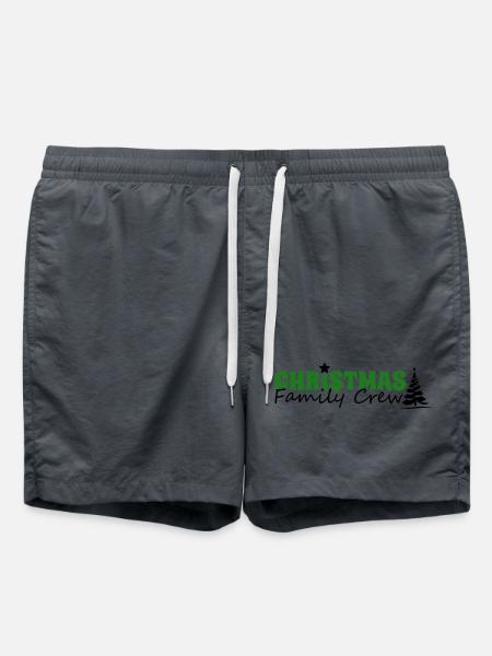 Weihnachten Family Crew - Badeshorts - Anthrazit
