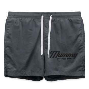 Mumie Est 2025 - Badeshorts - Anthrazit - Vorne - AI Model Male 185 light (185cm)