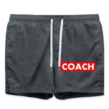 COACH - Short de bain - charbon - Devant - AI Model Male 185 light (185cm)