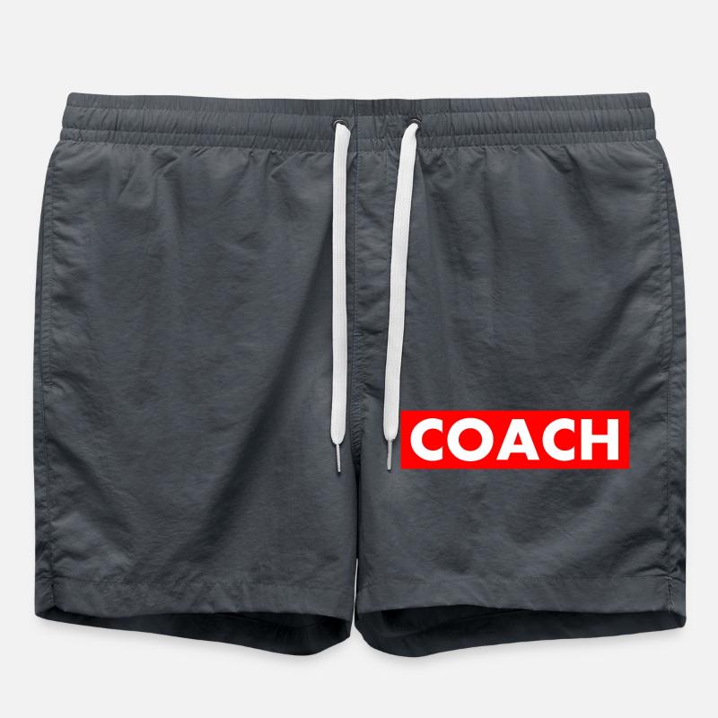 COACH - Badeshorts - Anthrazit