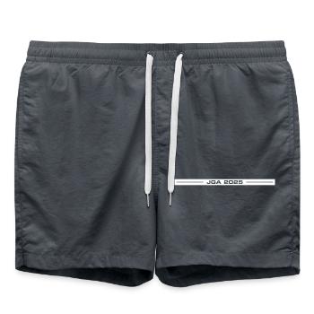 Jga 2025 Enterrement de vie de garçon - Short de bain - charbon - Devant - AI Model Male 185 light (185cm)