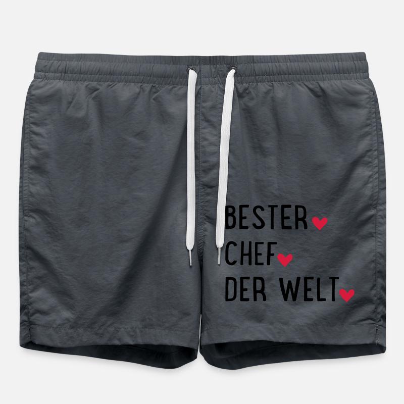 Bester Chef - Badeshorts - Anthrazit