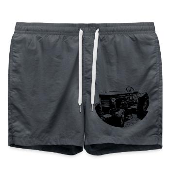 Tractor - Swim Trunks - anthracite - Front - AI Model Male 185 light (185cm)
