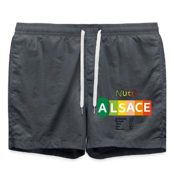 Nutri Alsace - Short de bain - charbon - Devant - AI Model Male 185 light (185cm)
