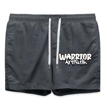 WARRIOR ARTISTIK - Short de bain - charbon - Devant - AI Model Male 185 light (185cm)