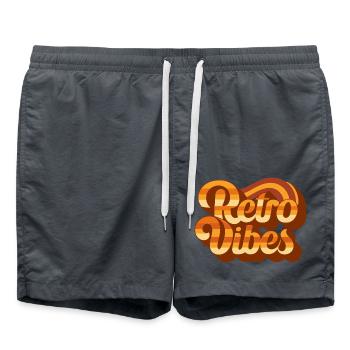 Ambiance rétro - Short de bain - charbon - Devant - AI Model Male 185 light (185cm)