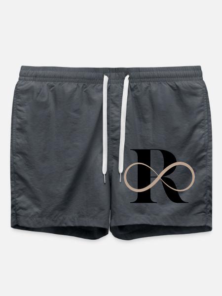 Infinite letter r - Swim Trunks - anthracite