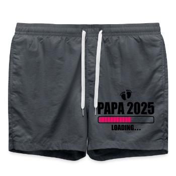 Papa 2025 - Short de bain - charbon - Devant - AI Model Male 185 light (185cm)