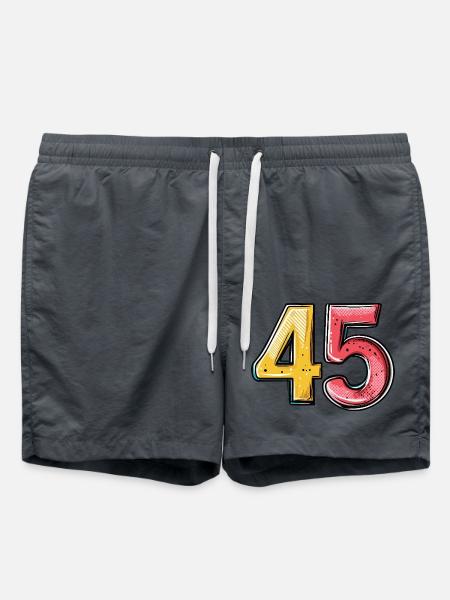 45 Number symbol - Swim Trunks - anthracite