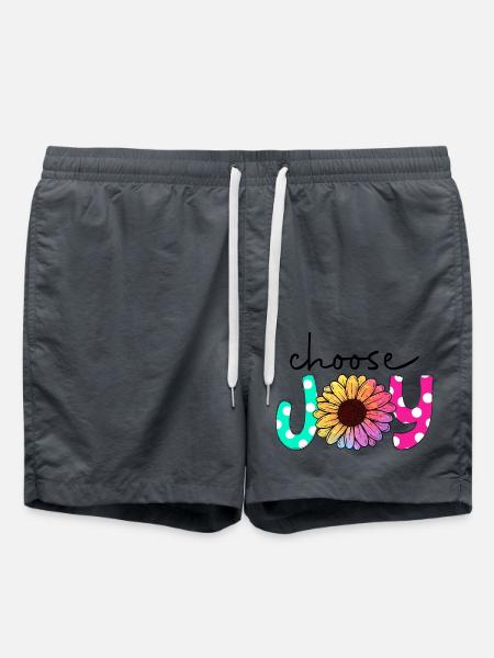 choose joy - Swim Trunks - anthracite