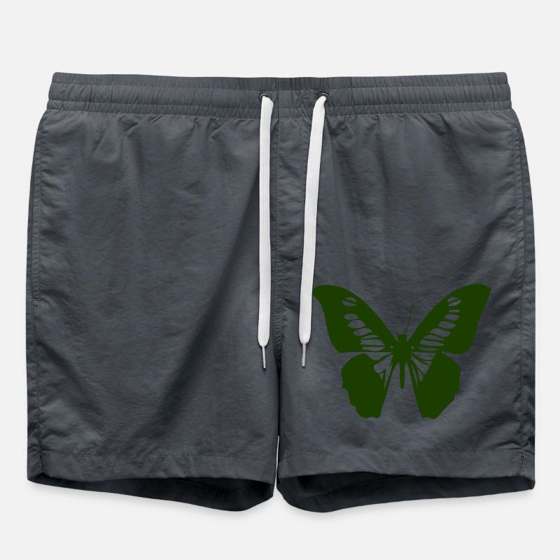 butterfly - Swim Trunks - anthracite