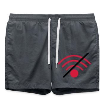 No WLAN - Swim Trunks - anthracite - Front - AI Model Male 185 light (185cm)