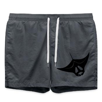 Manta Rain - Short de bain - charbon - Devant - AI Model Male 185 light (185cm)