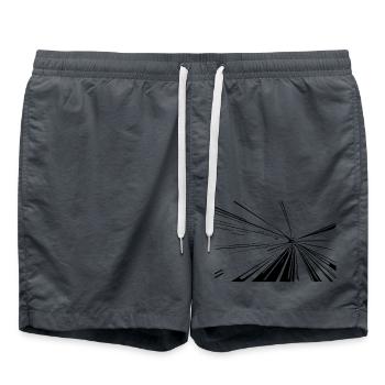 Lignes Vector Splash - Short de bain - charbon - Devant - AI Model Male 185 light (185cm)