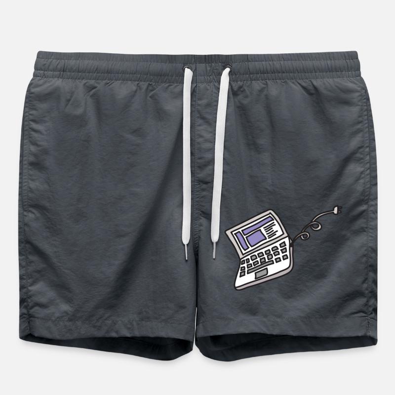 Informatik - Badeshorts - Anthrazit