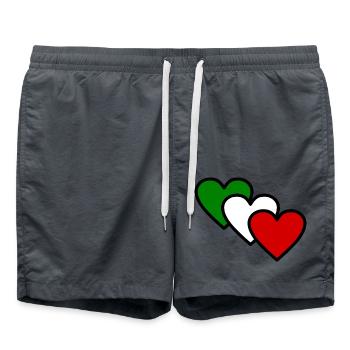 Italie - Short de bain - charbon - Devant - AI Model Male 185 light (185cm)