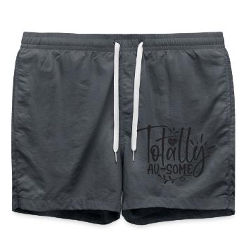 Totalement Au-some - Short de bain - charbon - Devant - AI Model Male 185 light (185cm)