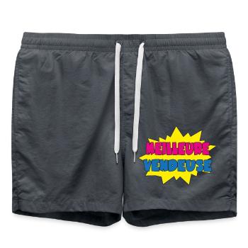 MEILLEURE VENDEUSE - Short de bain - charbon - Devant - AI Model Male 185 light (185cm)