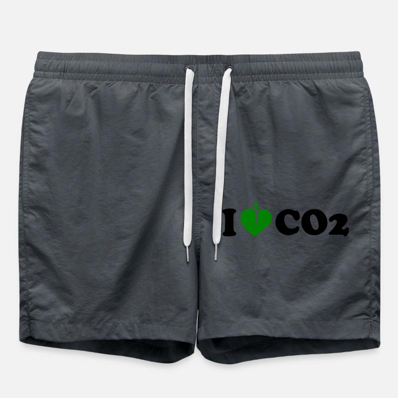 I love co2 - Swim Trunks - anthracite