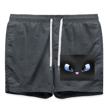 Le regard qui glace - Short de bain - charbon - Devant - AI Model Male 185 light (185cm)