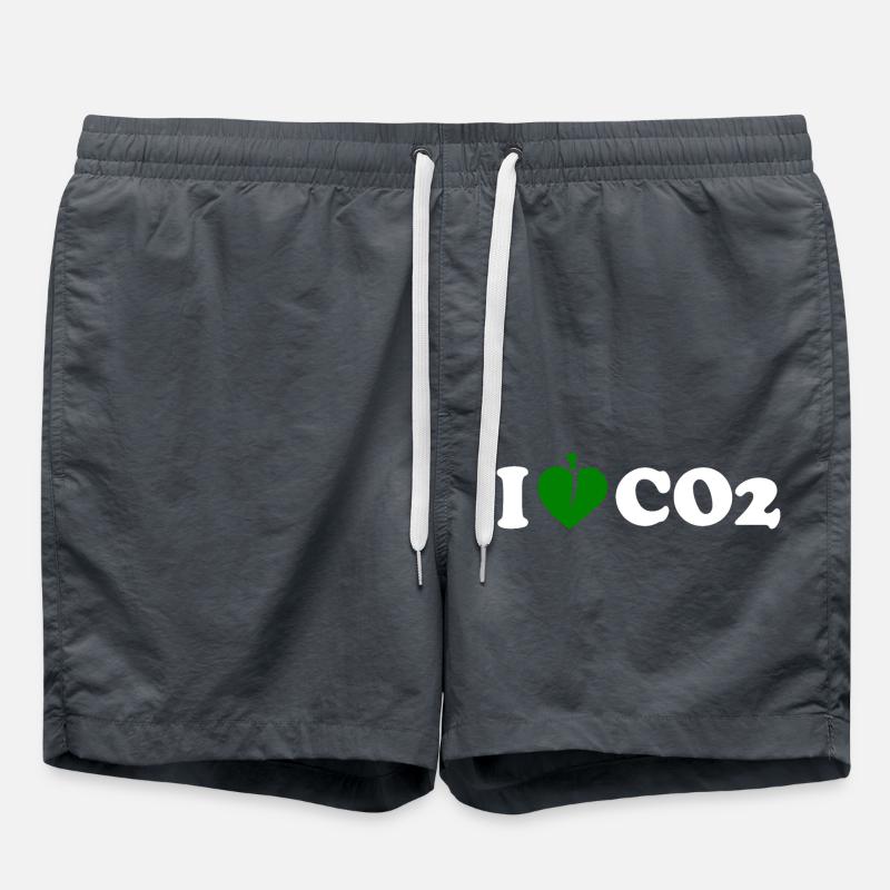 I love co2 - Swim Trunks - anthracite
