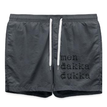 Men dakka dukka - Badeshorts - Anthrazit - Vorne - AI Model Male 185 light (185cm)