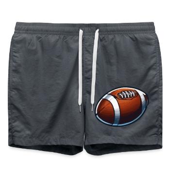 football - Short de bain - charbon - Devant - AI Model Male 185 light (185cm)