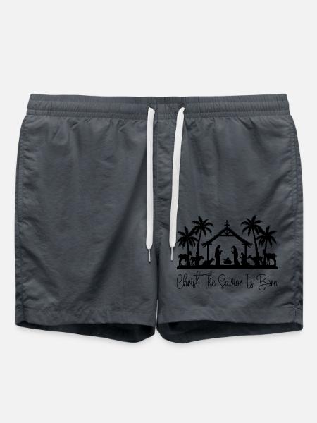 Naissance du Christ Sauveur - Short de bain - charbon
