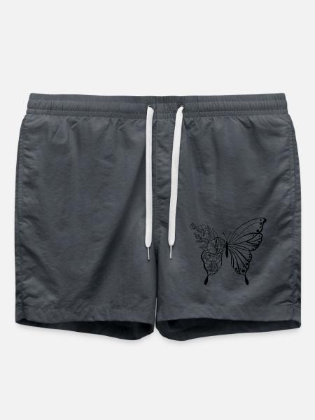 Butterfly - Swim Trunks - anthracite