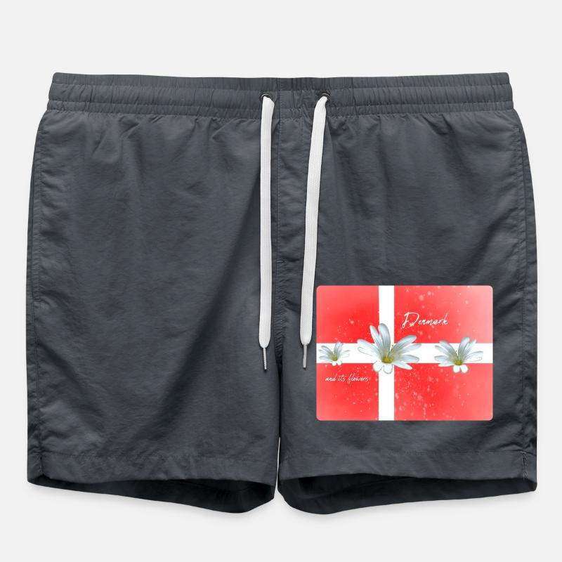Demark Danmark Denmark Flag - Swim Trunks - anthracite