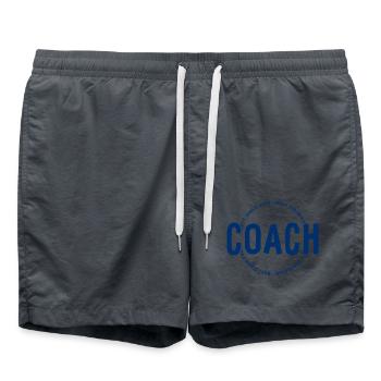 Meilleur entraîneur de tous les temps - Formateur - Formation - Short de bain - charbon - Devant - AI Model Male 185 light (185cm)