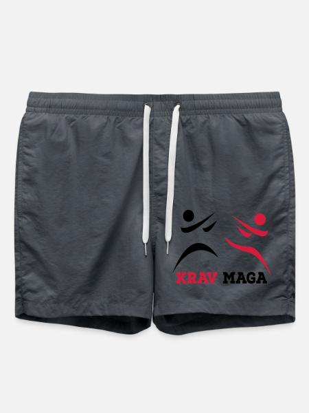 Krav Maga - Badeshorts - Anthrazit