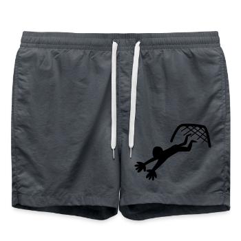 Fußball-Torwart Fang für den Ball - Badeshorts - Anthrazit - Vorne - AI Model Male 185 light (185cm)